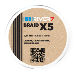 River7 X5 Braid -Kleinmateriaal Verkoopwinkel 905b0fff90c34a9db423ebba86b671a2