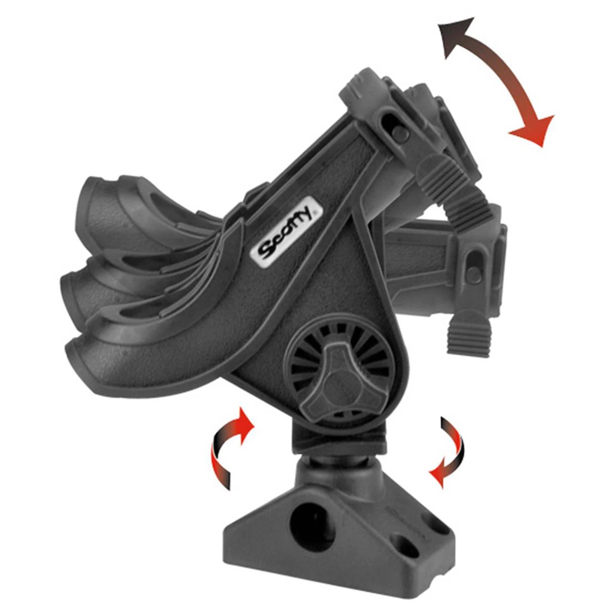 Scotty Baitcaster Rod Holder Inbouw 4 Scotty Baitcaster Rod Holder Inbouw - Afbeelding 2