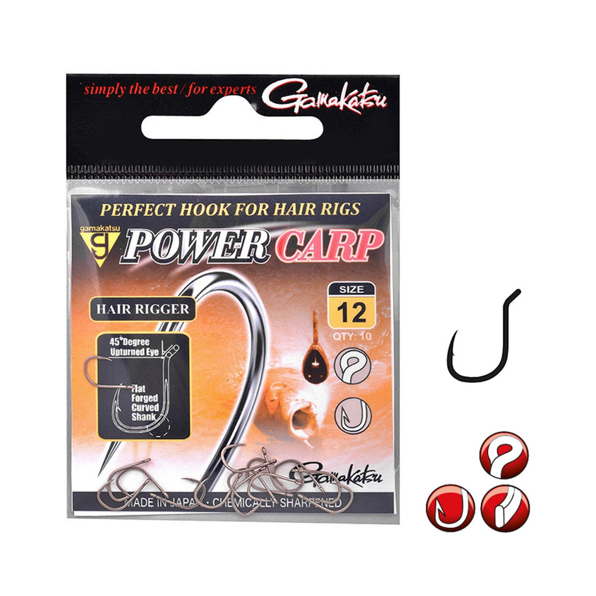 Gamakatsu Power Carp Hair Rigger 4 Gamakatsu Power Carp Hair Rigger - Afbeelding 2