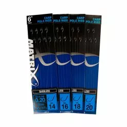 Matrix 6" Carp Pole Rigs Barbless