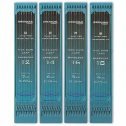 Drennan Hooklength Plate Barbless Wide Gape Carp